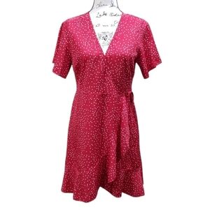 Shein Polka Dot Wrap Dress